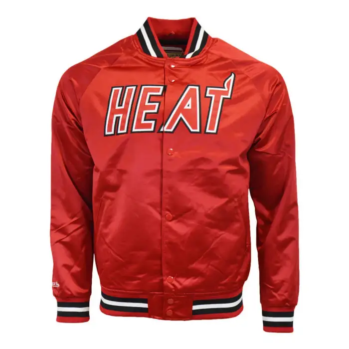 Mitchell & Ness Giacca Miami Heat Rouge
