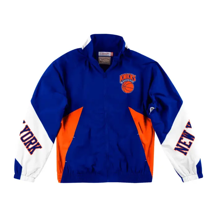 Mitchell & Ness Giacca NBA New York Knicks midseason 2 0 Bleu