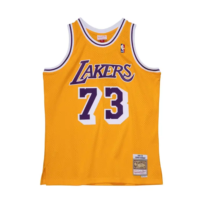 Maglia Nba Los Angeles Lakers Dennis Rodman Jaune