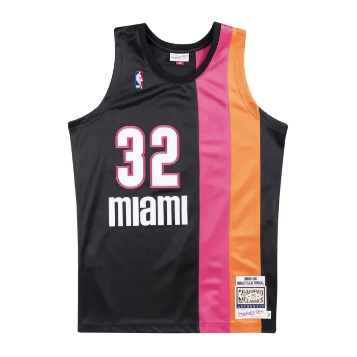Maglia NBA Miami Heat Shaquille O Neal Authentic Alternate 05 Noir