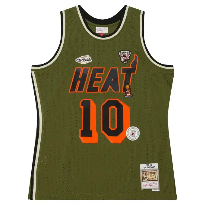 Maglia NBA Miami Heat Tim Hardaway Flight Swingman 1996 Vert