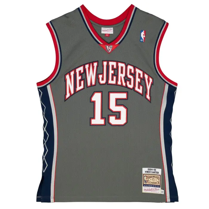 Maglia Nba New Maglia Nets Vince Carter Gris