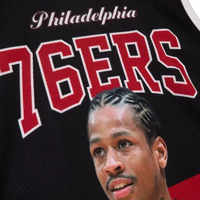 Mitchell & Ness Maglia NBA Philadelphia 76ers Allen Iverson Noir