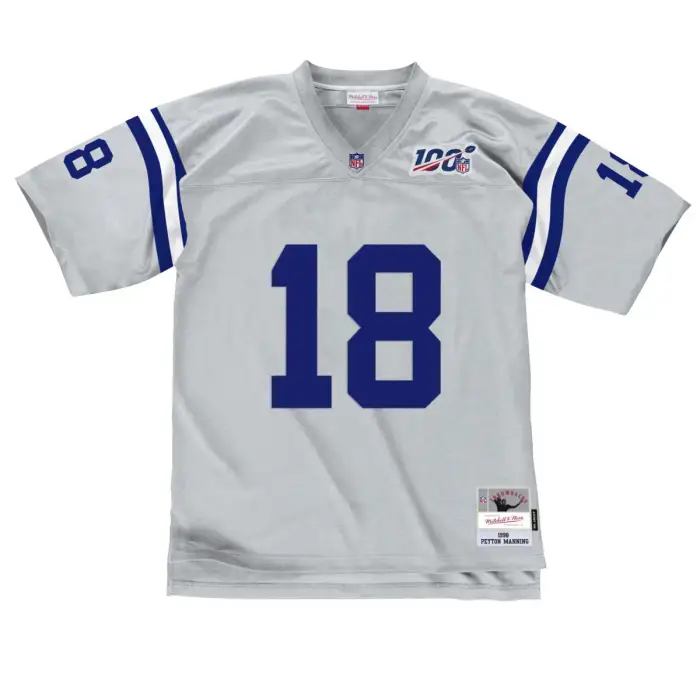 Mitchell & Ness Maglia Nfl Indianapolis Colts Peyton Manning Argenté