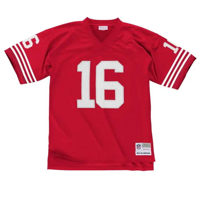 Mitchell & Ness Maglia NFL San Francisco 49ers Joe Montana Rouge