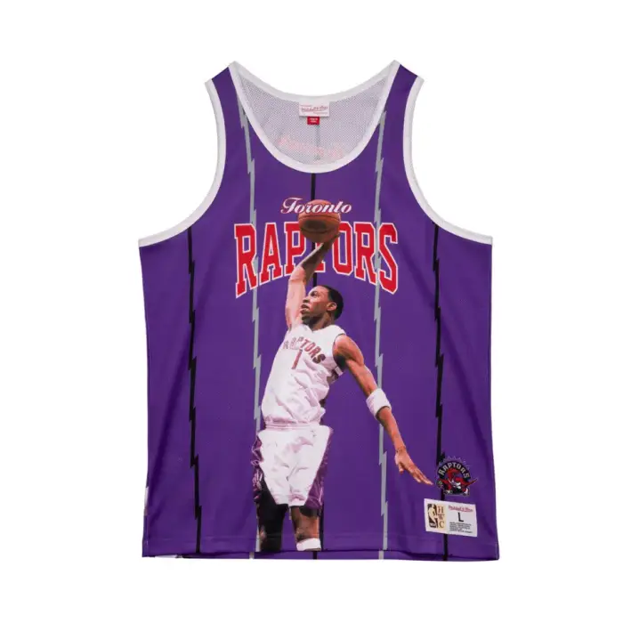 Mitchell & Ness Maglia Toronto Raptors Tracy Mcgrady Violet