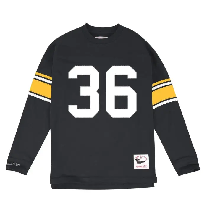 Maglietta a maniche lunghe NFL Pittsburgh Steelers Jerome Bettis Noir