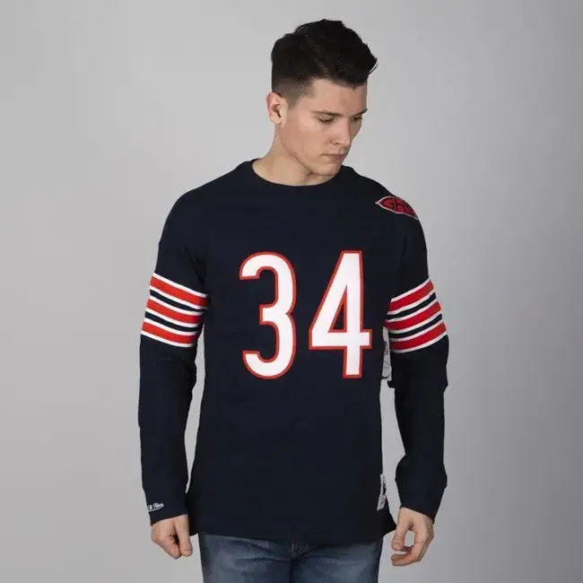 Sweatshirt Mitchell & Ness Ls Chicago Bears Bleu