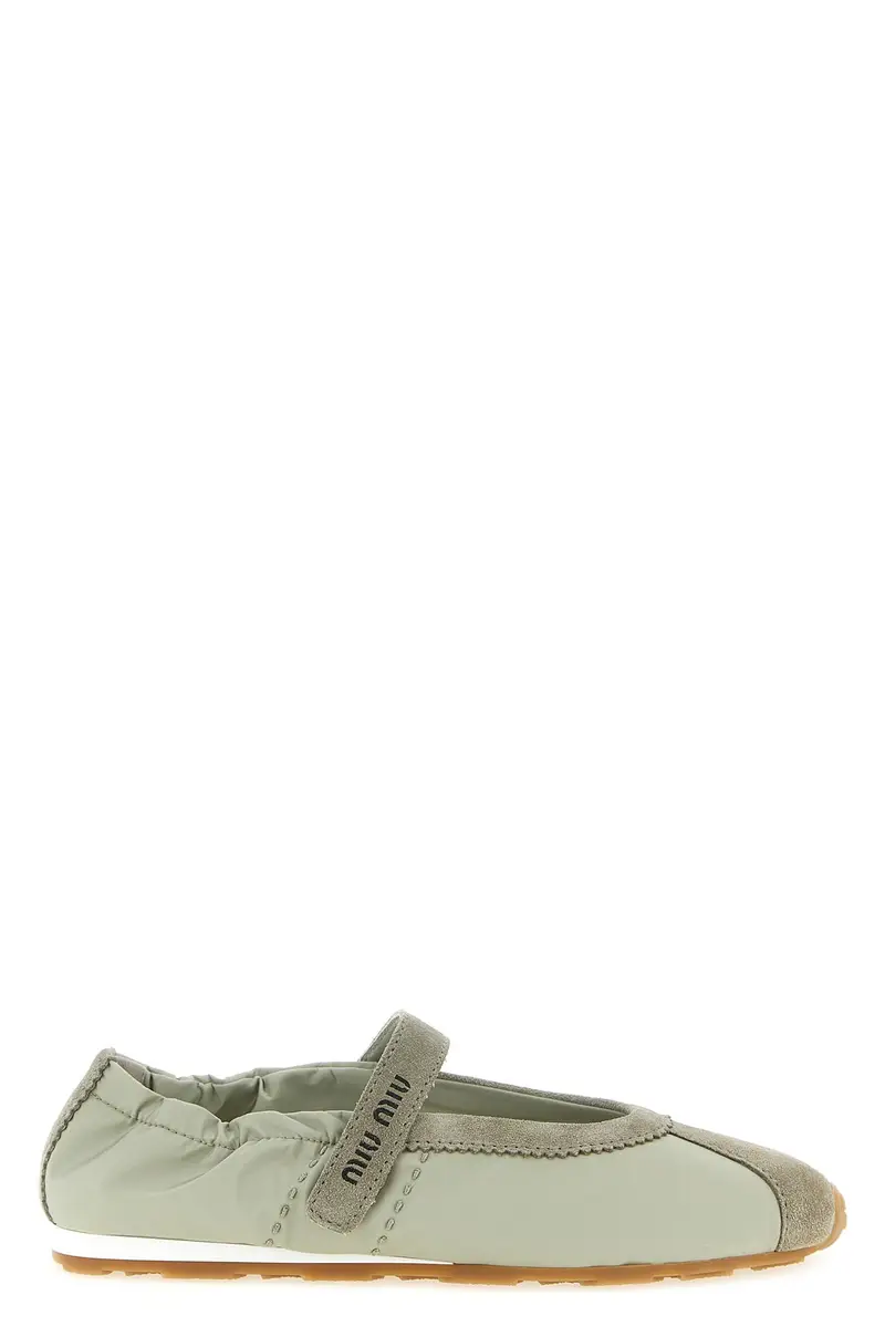 MIU MIU Ballerina Plume Verde