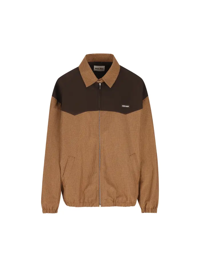 Blouson realizzato in cotone MARRONE