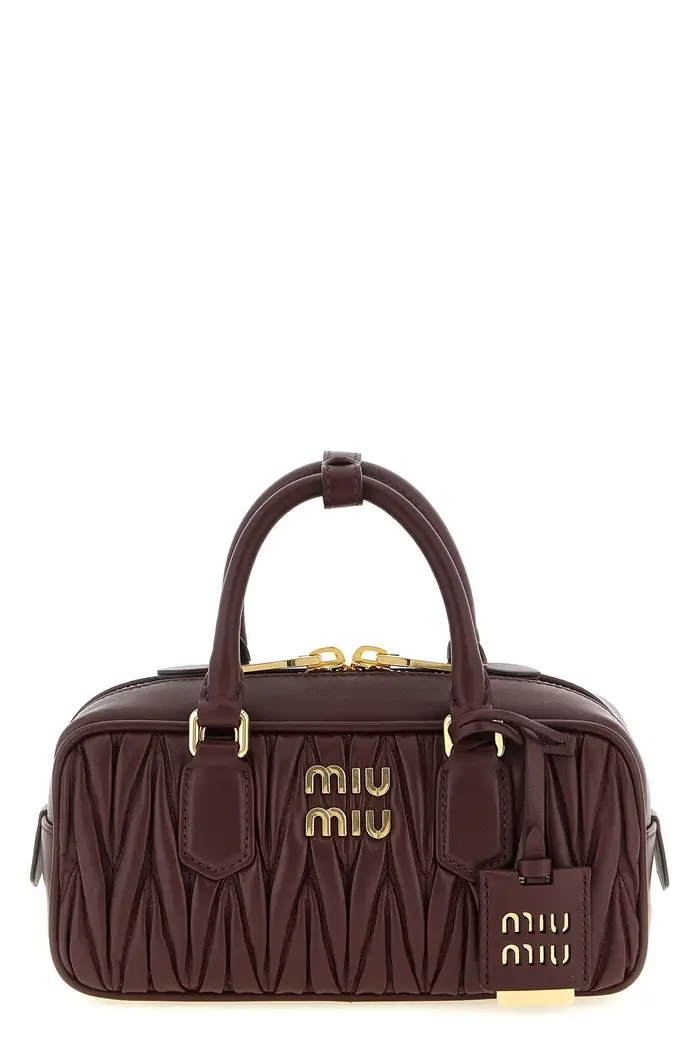 MIU MIU Borsa A Mano Arcadie Bordeaux