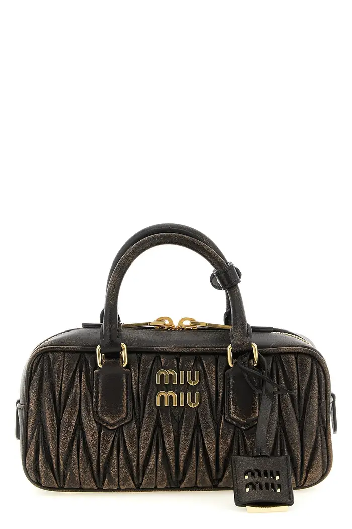 MIU MIU Borsa A Mano Arcadie Marrone