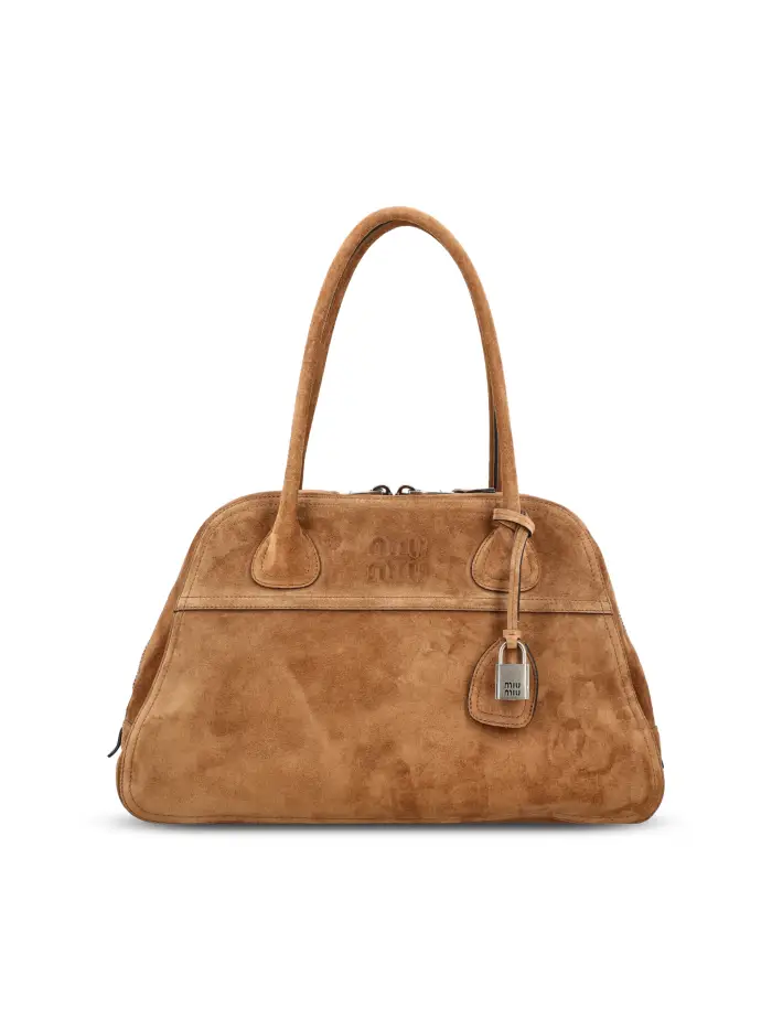 Borsa realizzata in pelle MARRONE
