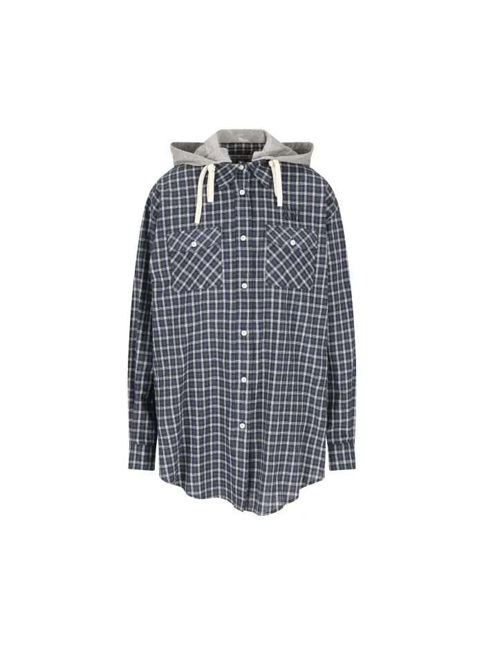 Camicia realizzata in cotone BLU