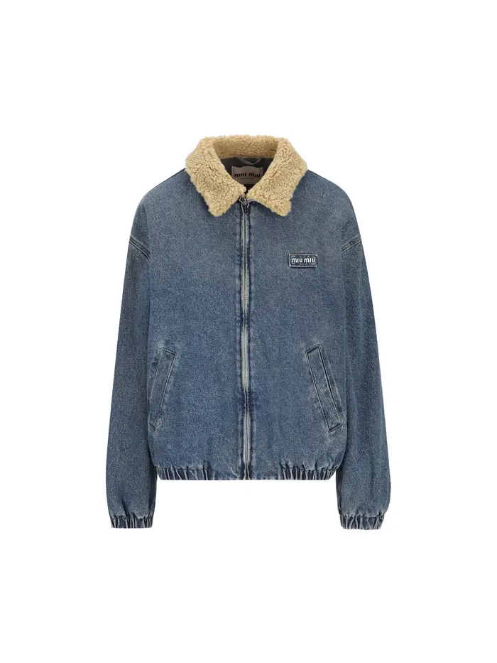 Giacca realizzata in cotone BLU