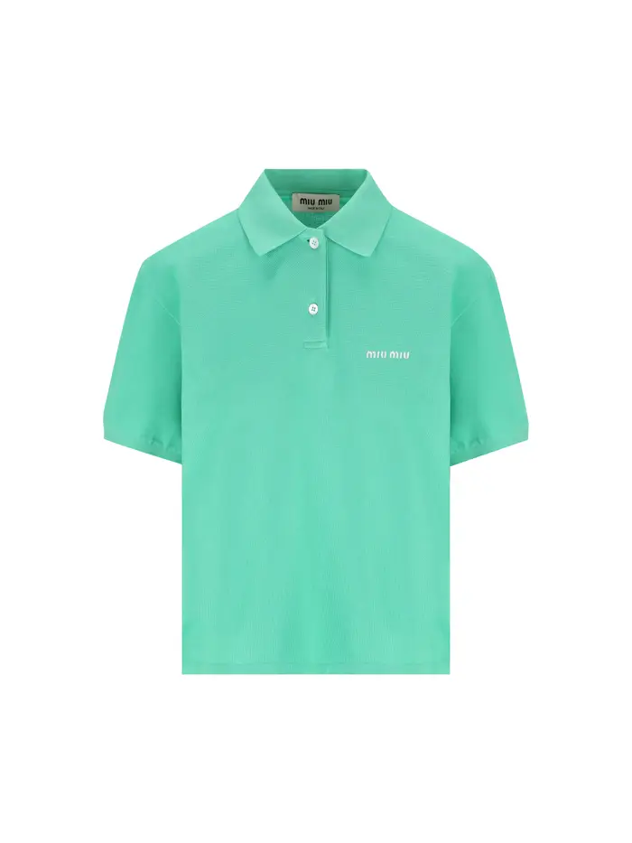 Polo realizzata in cotone VERDE