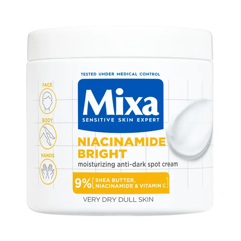 MIXA Niacinamide Bright - Moisturizing 400ml - Crema Corpo