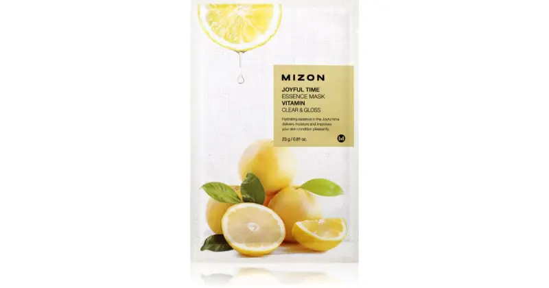 Mizon Joyful Time Vitamin maschera in tessuto detergente e rinfrescante 23 g