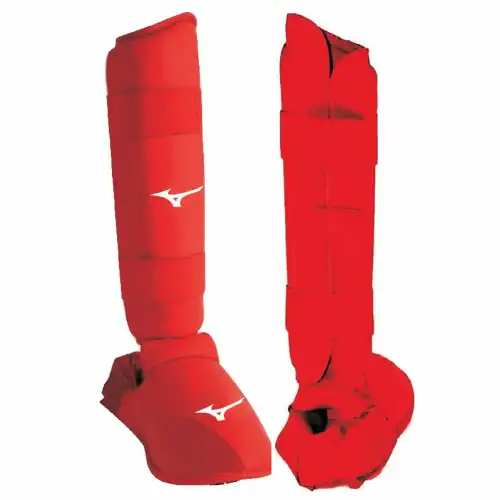 Mizuno Parastinchi e protezioni per i piedi Karate Shin Instep