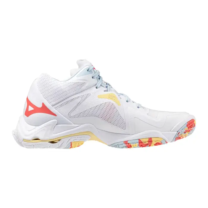 Scarpe indoor da donna Mizuno Wave Lightning Z Mid Blanc