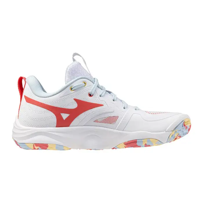 Scarpe indoor da donna Mizuno Wave Momentum Elite Blanc