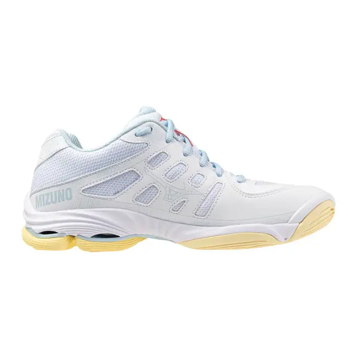 Scarpe indoor da donna Mizuno Wave Voltage Blanc