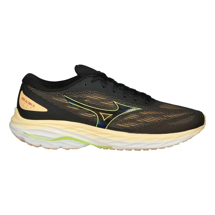 Ultima 15 Nero Mizuno Neo Lime - Scarpe Running Uomo EUR / UK 5