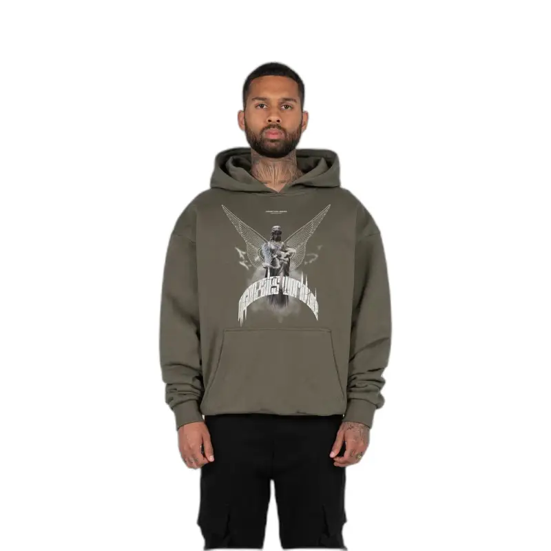 MJ Gonzales Felpa con cappuccio extra spessa Higher Than Heaven V 1 Vert