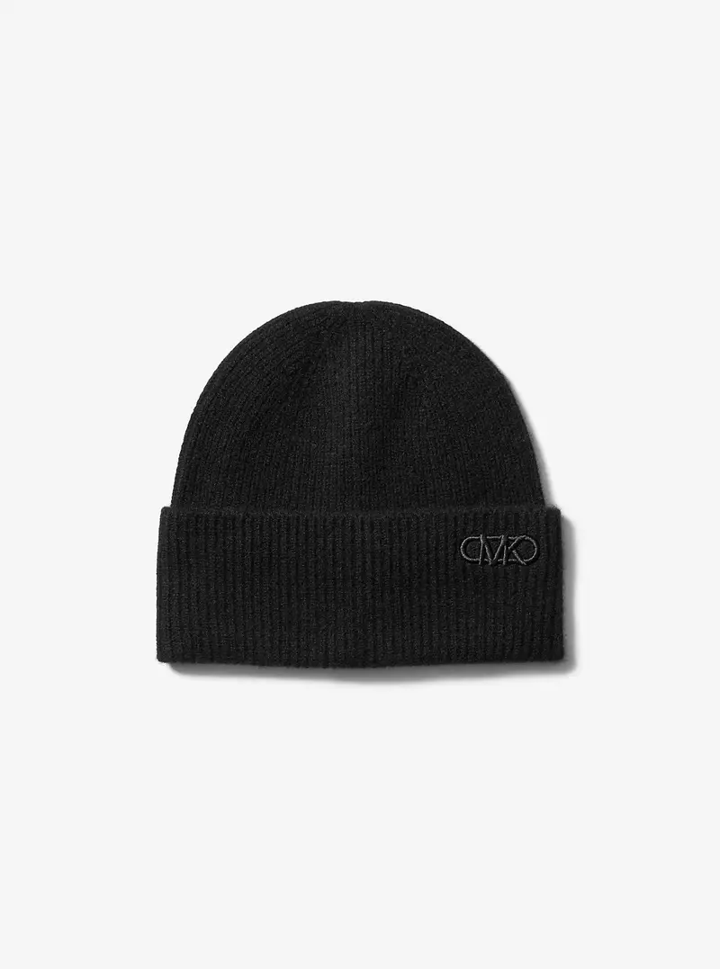MICHAEL Michael Kors MK Berretto in cashmere a coste - Nero - Michael Kors