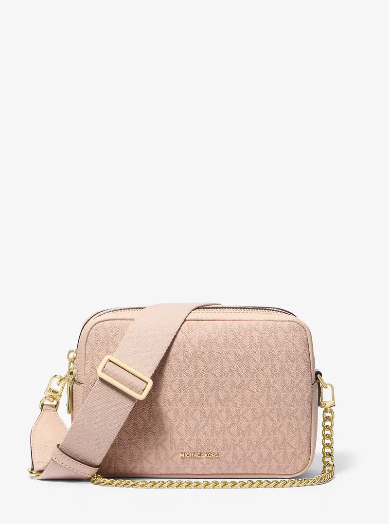 MICHAEL Michael Kors MK Camera bag a tracolla Bryant media con logo - Rosa - Michael Kors