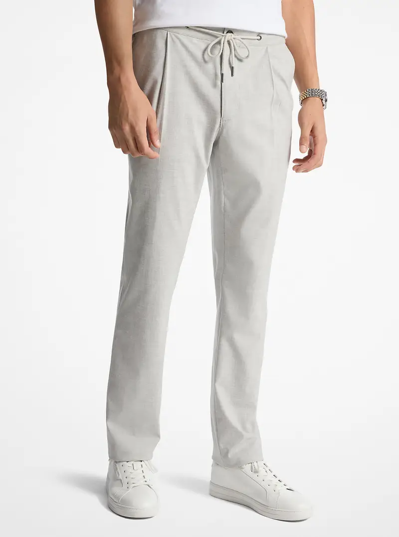 Michael Kors Mens MK Pantaloni con coulisse - Grigio - Michael Kors