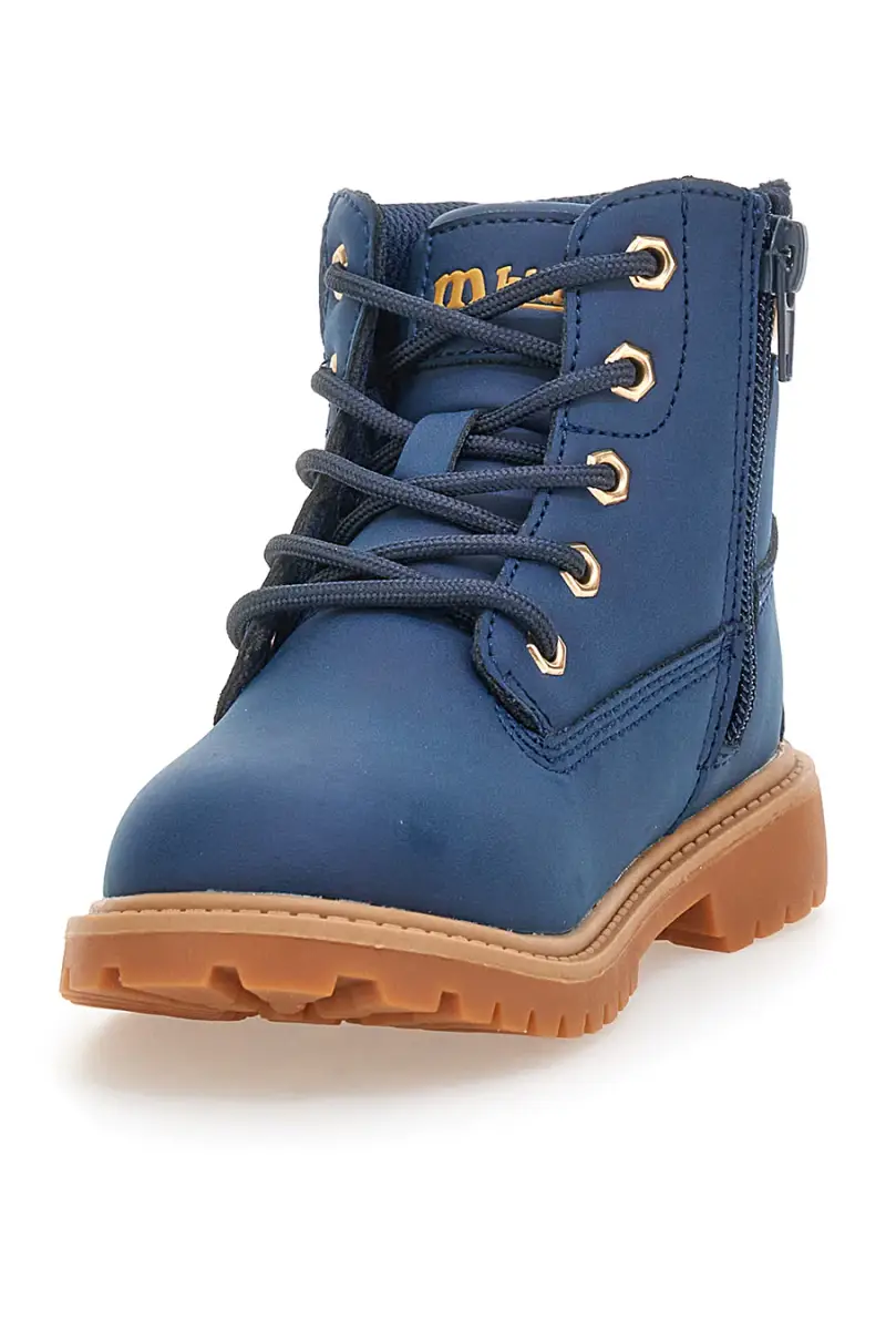 MKIDS Stivaletti blu con collo imbottito MG25165 [BLUE] miniatura 3