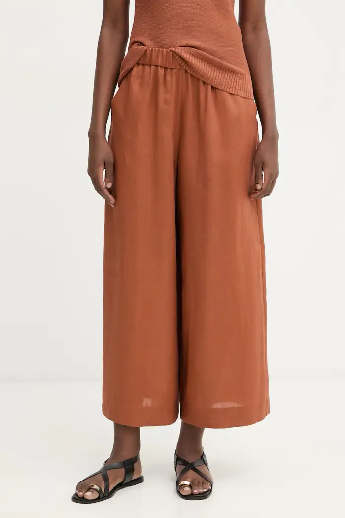 Pantalone Donna MAX MARA Latte Mml canneti
