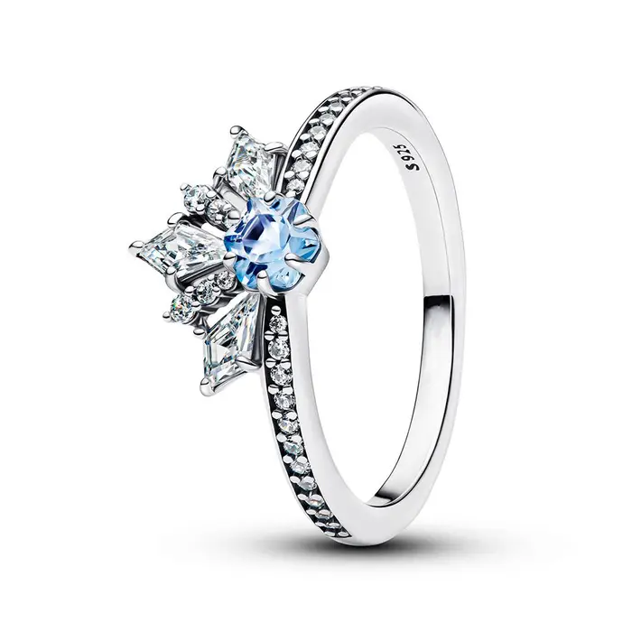 MM-ZHP Tiara Serie Principesse in Argento Sterling 925, Aladdin Jasmine, Anello Tiara Rapunzel Anello da Dito da Donna per Gioielli da