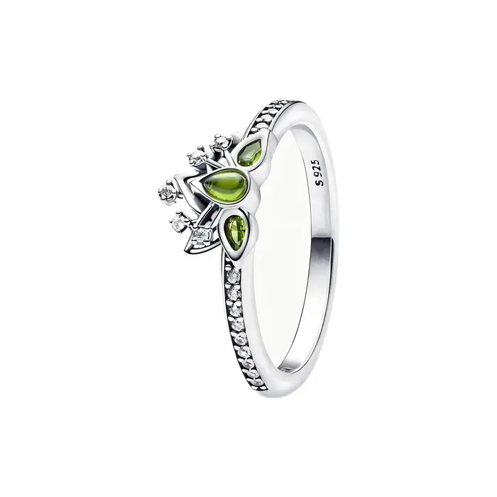 MM-ZHP Tiara Serie Principesse in Argento Sterling 925, Aladdin Jasmine, Anello Tiara Rapunzel Anello da Dito da Donna per Gioielli da