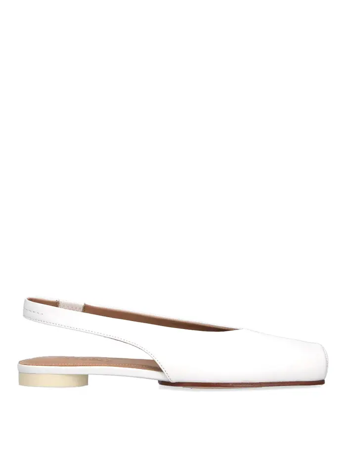 Ballerine Slingback Bianco