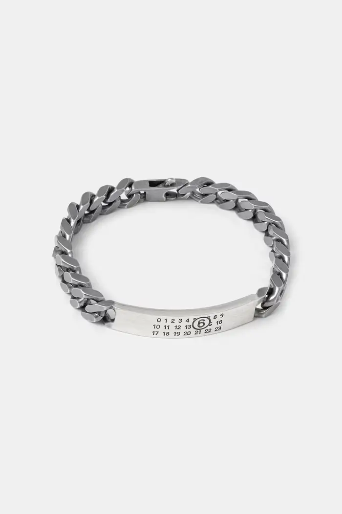 MM6 Maison Margiela braccialetto da donna in ottone Argento