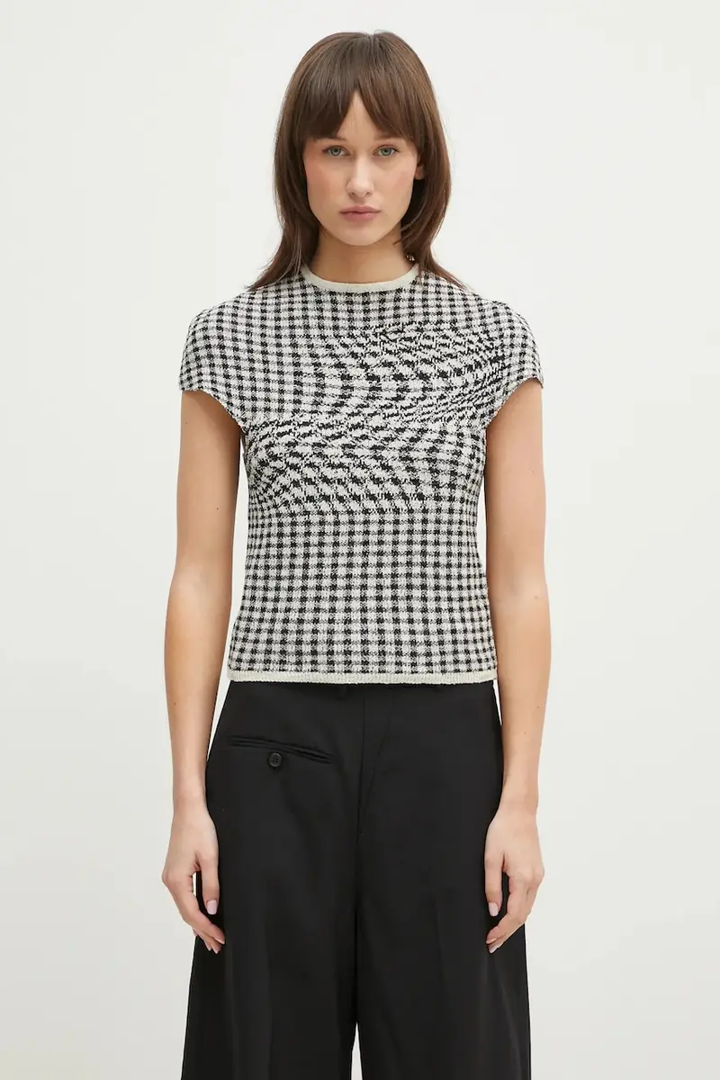 MM6 Maison Margiela camicetta donna colore beige S52NC0346