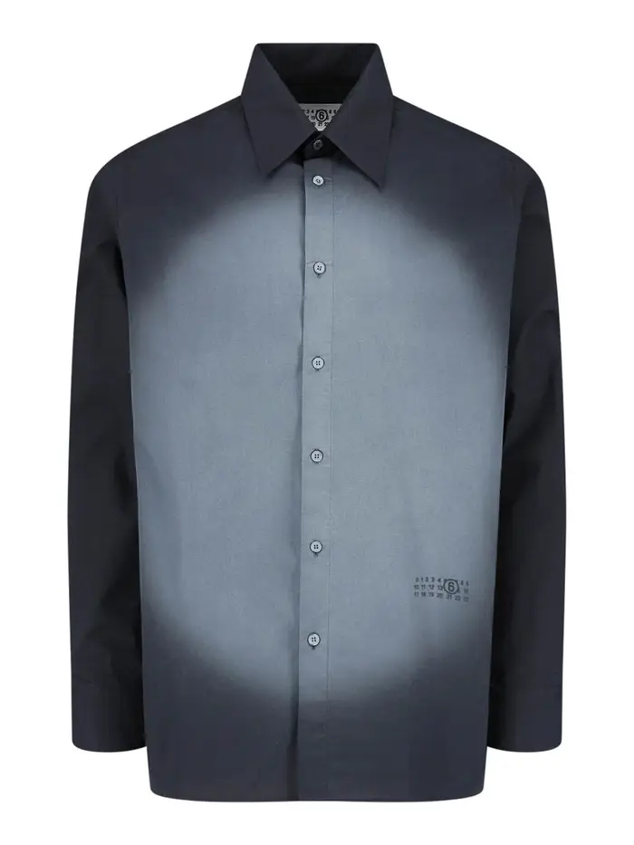 MM6 Maison Margiela Camicia spray print Grigio