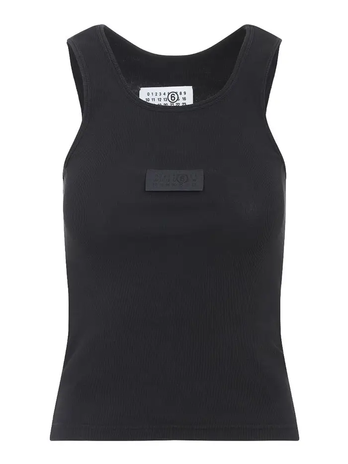 MM6 Maison Margiela Canotta Nero