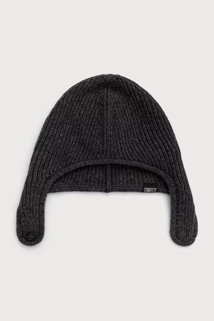 cappello invernale con lana Grigio