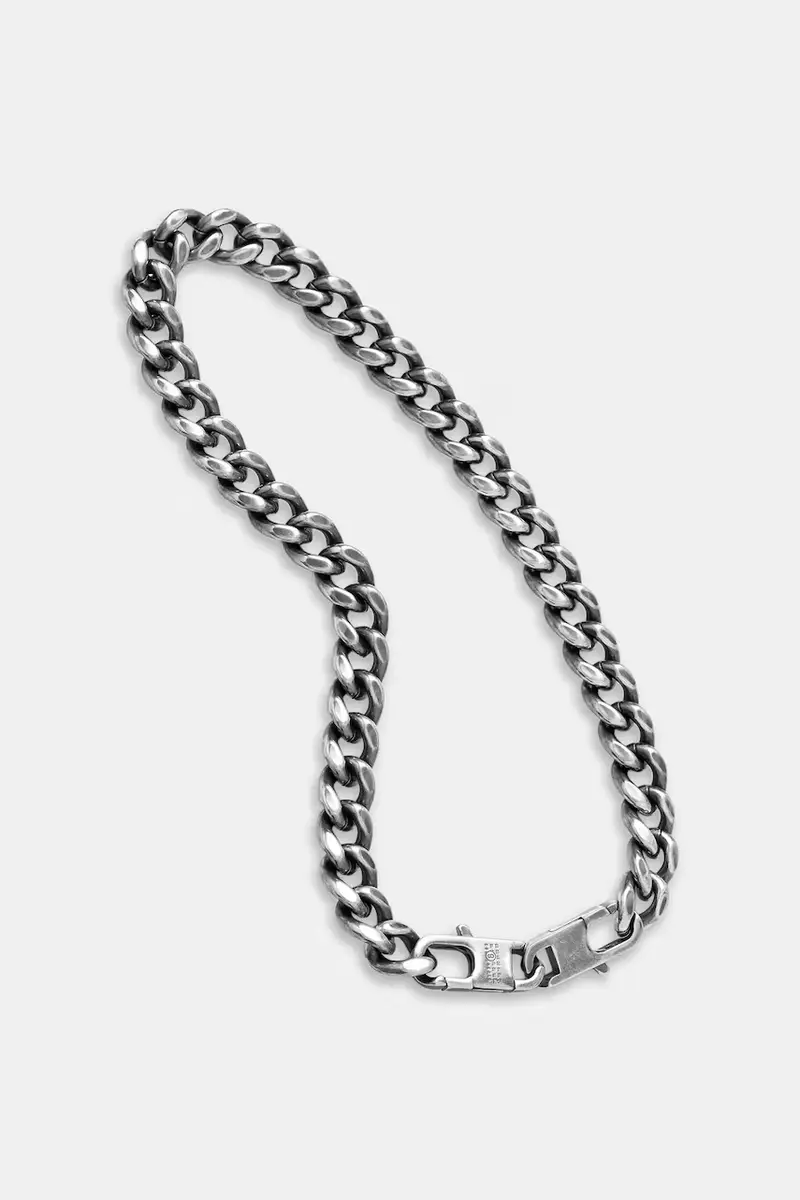 MM6 Maison Margiela collana uomo SM7UU0105.SV0235.954 Argento