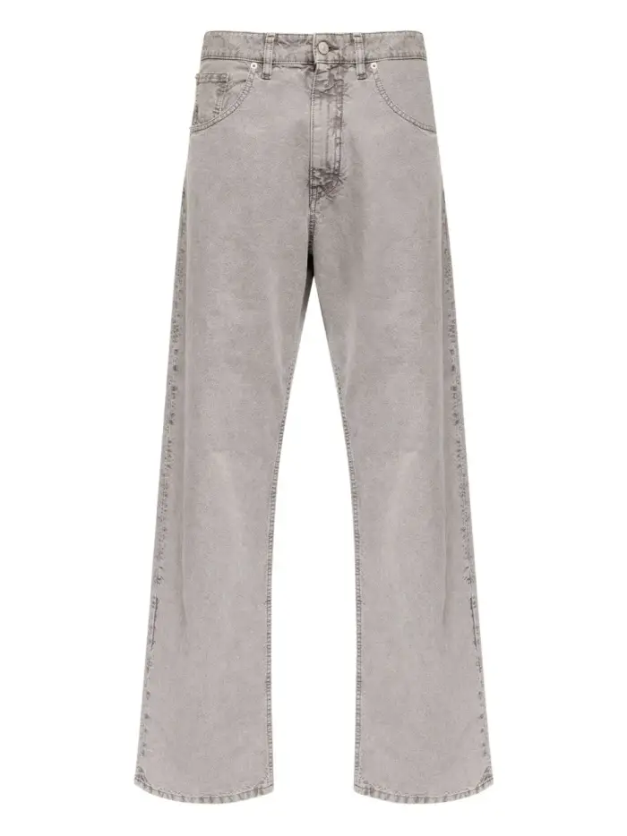 Jeans in cotone a gamba dritta