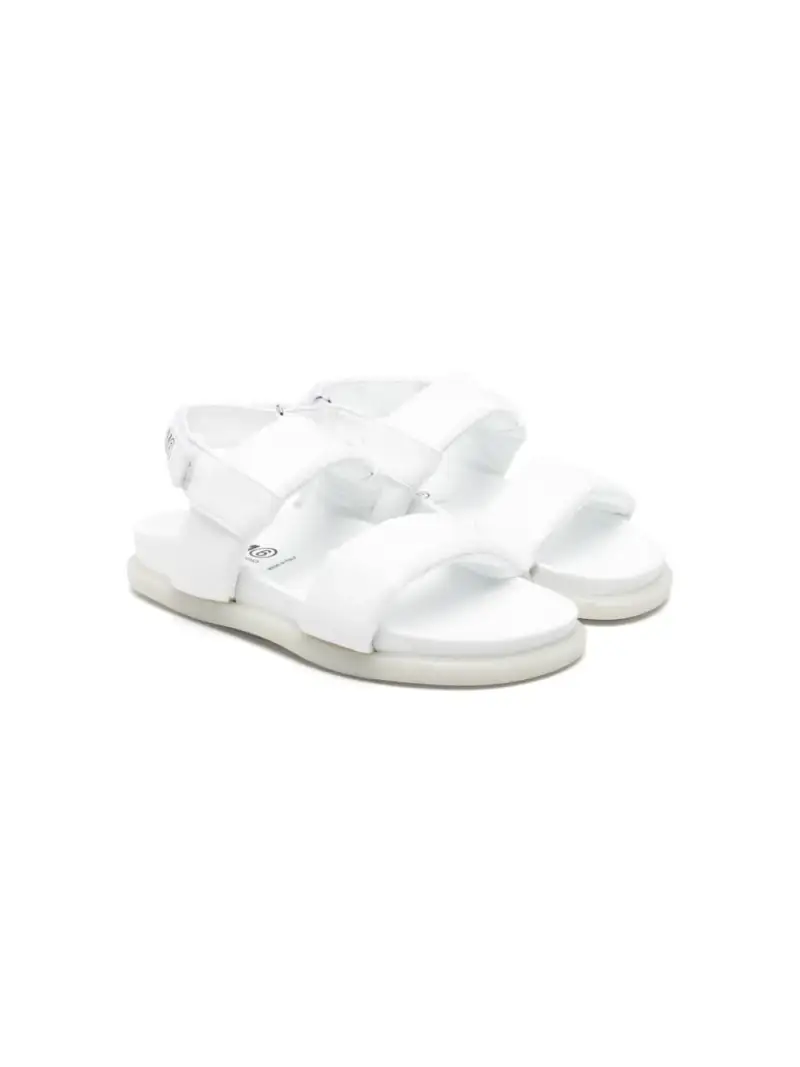 MM6 MAISON MARGIELA KIDS Sandalo bianco imbottito