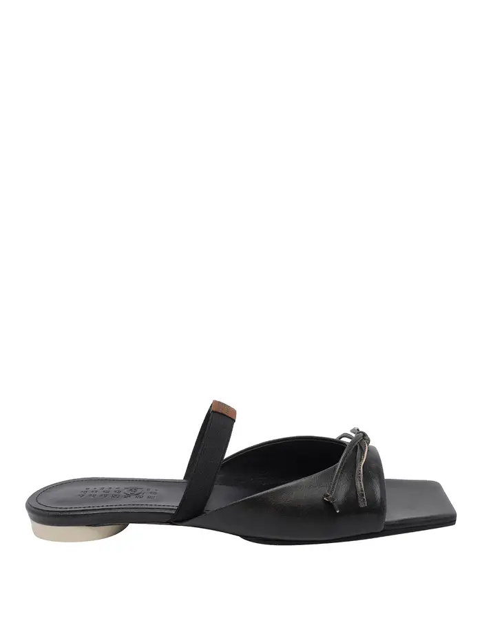 MM6 Maison Margiela Sandali slingback neri Nero