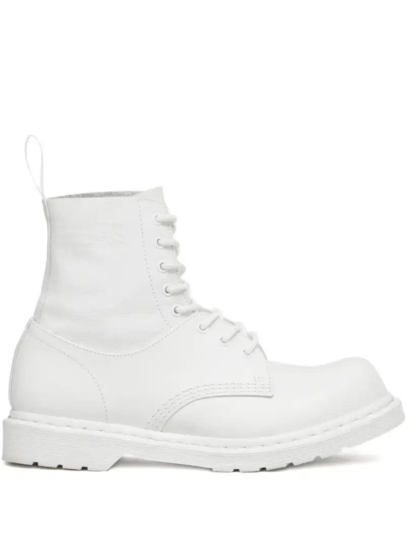 Mm6 Maison Margiela stivali MM6 x Dr Martens BIANCO