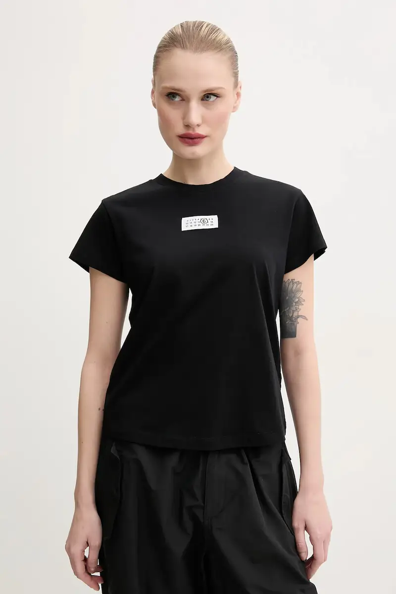 MM6 MAISON MARGIELA T-shirt Donna Nero 3327032