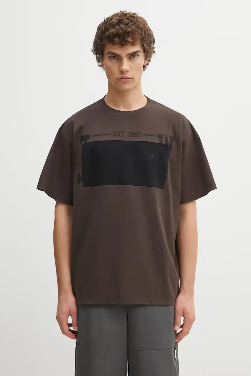 MM6 MAISON MARGIELA T-shirt Uomo Marrone 3103124