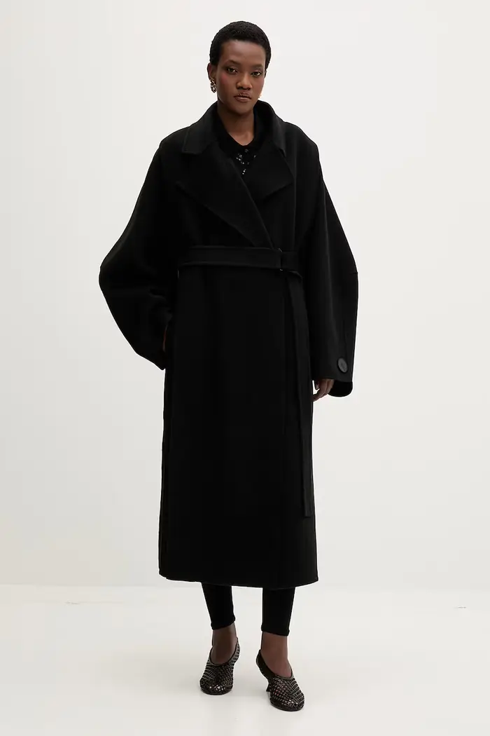 MMC STUDIO cappotto in lana Nero