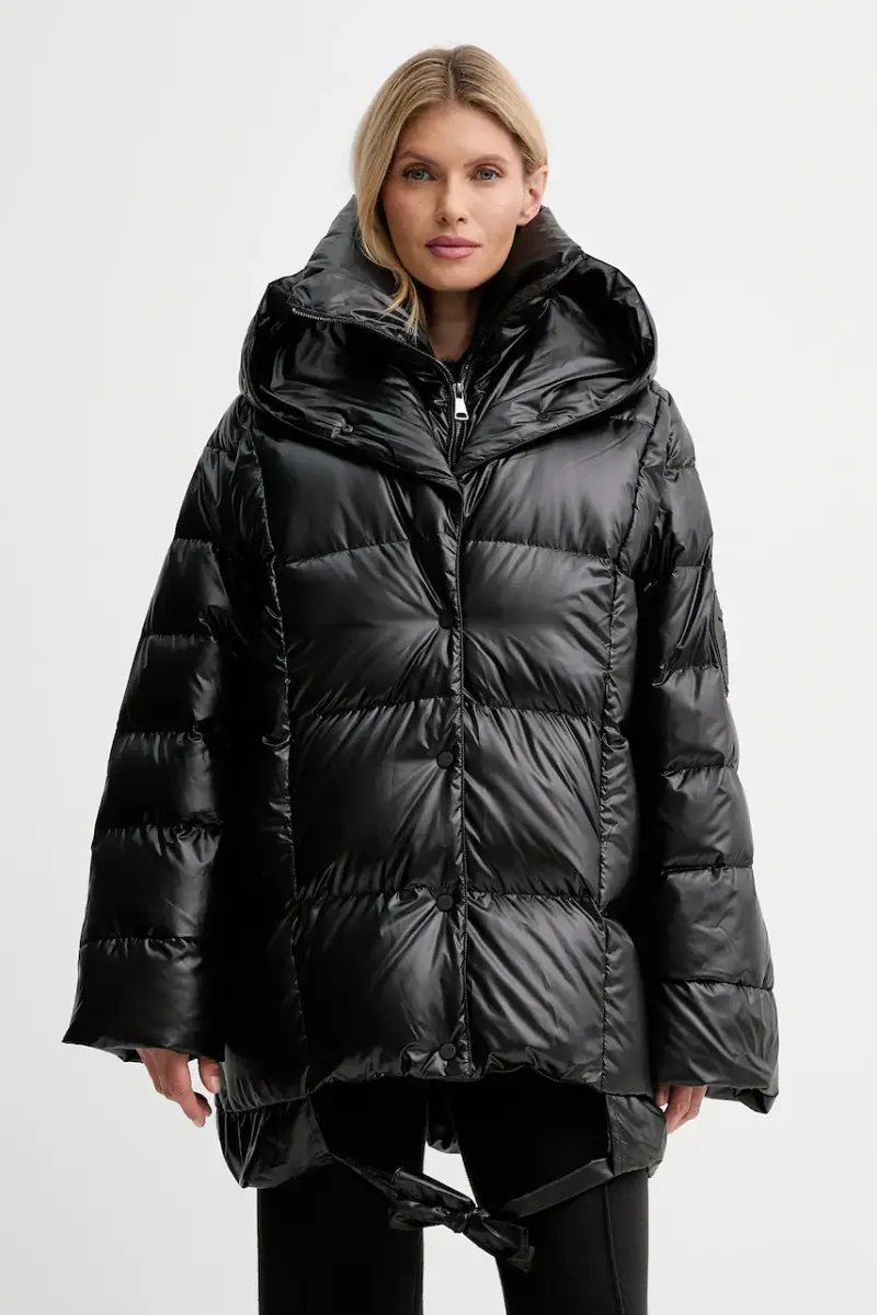 MMC STUDIO Piumino nero per donna in nylon